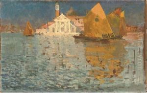 A Sunlit Church On The Lagoon