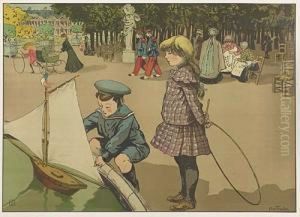 Luxembourg Gardens by Louis Abel-Truchet