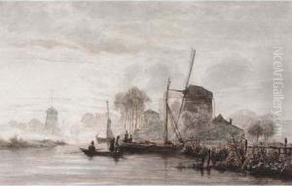 Dutch River Landscape - view 1