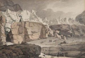 Vue Animee Des Glaciers Du Grindelwald
