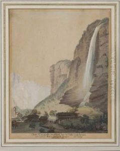 Grave Par Pfenninger by Johann Ludwig Aberli