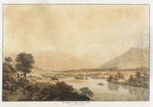 "vue Dessinee A Mouri Pres De Berne by Johann Ludwig Aberli