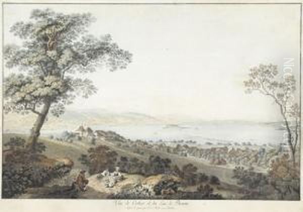 Vue De Cerlier Et Du Lac De Bienne - view 1