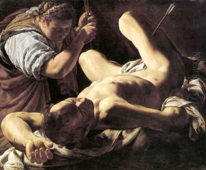 St Sebastian Tended by St Irene c. 1620 by Marcantonio Bassetti