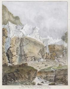 Une Partie Des Glacieres Du Grindelwald by Johann Ludwig Aberli