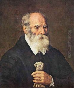 Portrait of an Old Man with Gloves by Marcantonio Bassetti