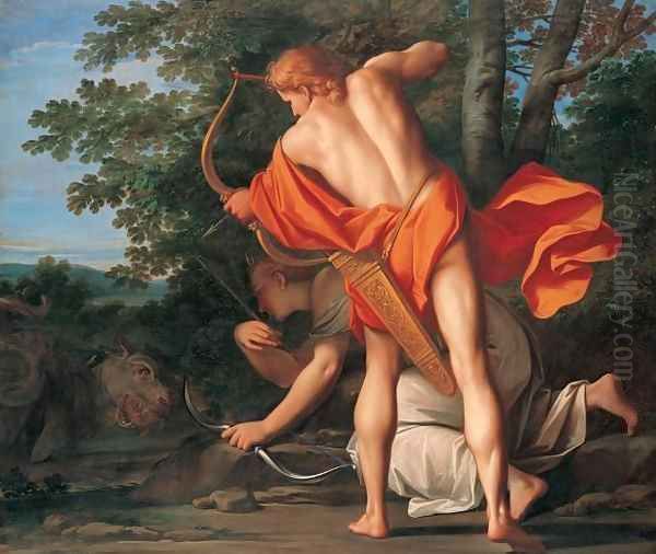 (1618C1729) Apollo and Diana slay the Python 1692C1709 - view 1