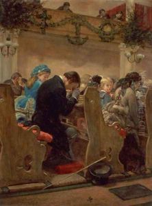 Christmas Prayers 1872 by Henry Bacon