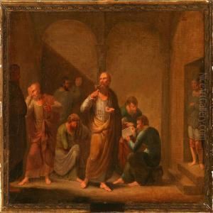 Socrates With The Cup Of Poison by Nicolas-Abraham Abilgaard