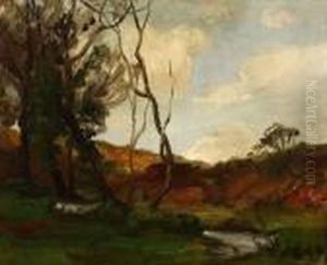 Stream In A Landscape by Anna Adelaide Abrahams