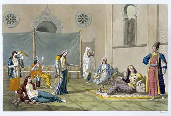 A Persian Harem, from 'Le Costume Ancien et Moderne' - view 1