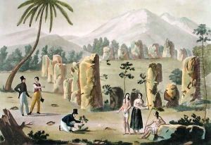 'House of the Ancients', Island of Tinian, plate 31 from 'Le Costume Ancien et Moderne'