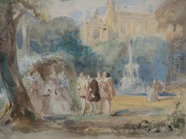 Shakespeare Introduced To Queen Elizabeth - view 1