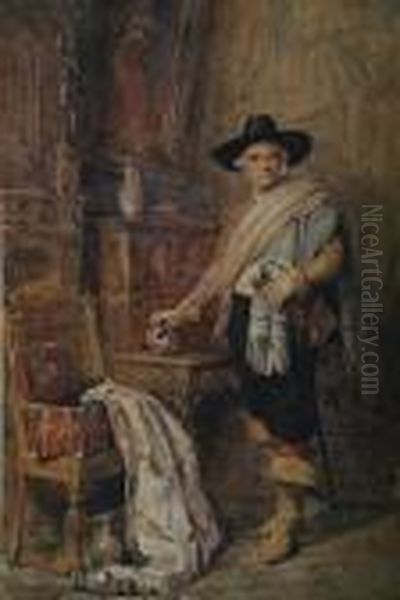 Gentleman In Costume In A Studiointerior - view 1