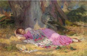 Olivia Resting by John Absolon