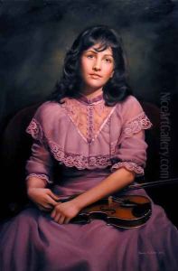 Kathleen with a Violin