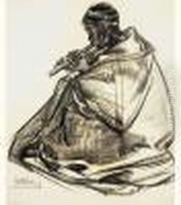 " Flutiste Marocain ". by Marcelle Ackein