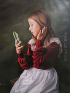 Mirror by Hendrikus van den Sande Bakhuyzen