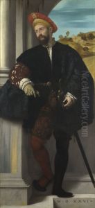 Portrait of a Gentleman 1526 by Alessandro Bonvicino (Moretto da Brescia)