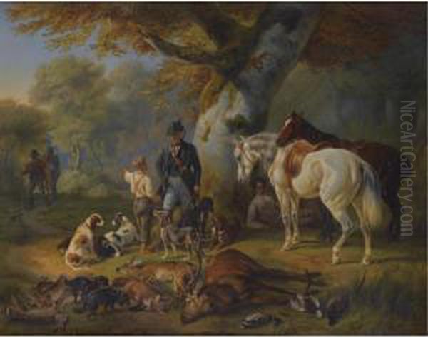 Die Erfolgreiche Jagd (the Successful Hunt) - view 1