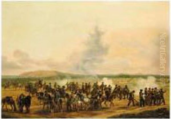 The Saxon Army In Battle - view 1
