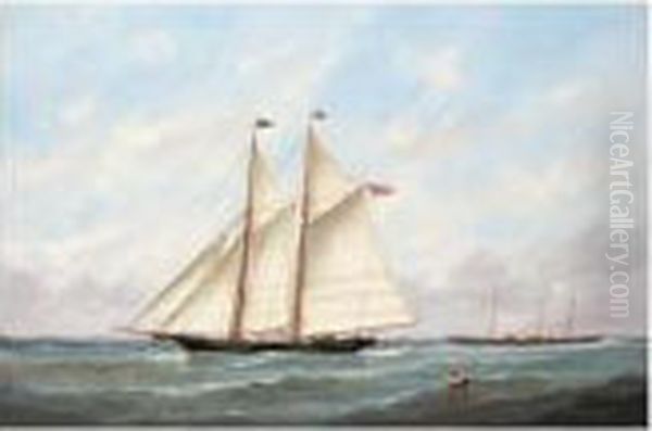 Boats Off Le Havre - view 1