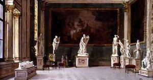 Sculpture Gallery at the Pitti Palace, Florence by Antonietta Brandeis
