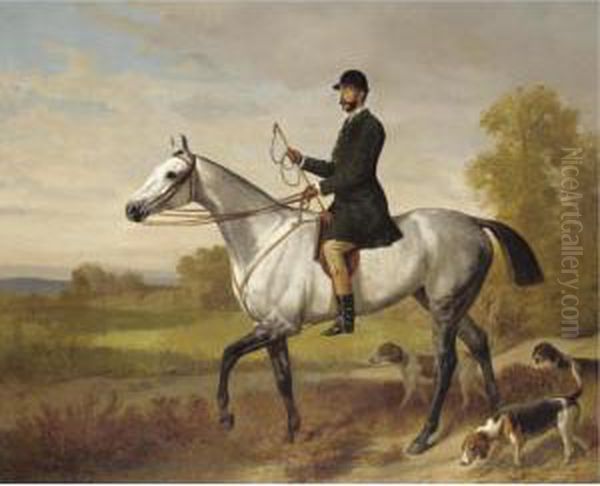 A Huntsman With Horse And Hounds - view 1