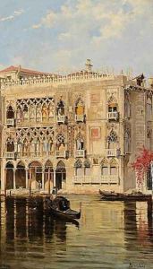 The Palazzo d'Oro on the Canal Grande in Venice by Antonietta Brandeis