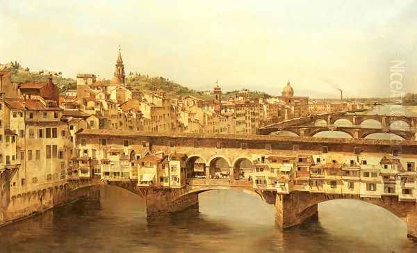 View Of The Ponte Vecchio, Florence - view 1