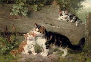 Motherly Affection by Julius Adam