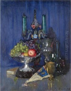 Still Life With Fruit And A Venetian Candelabra