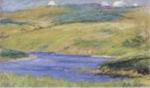 The Reservoir At Nunraw by Patrick William Adam