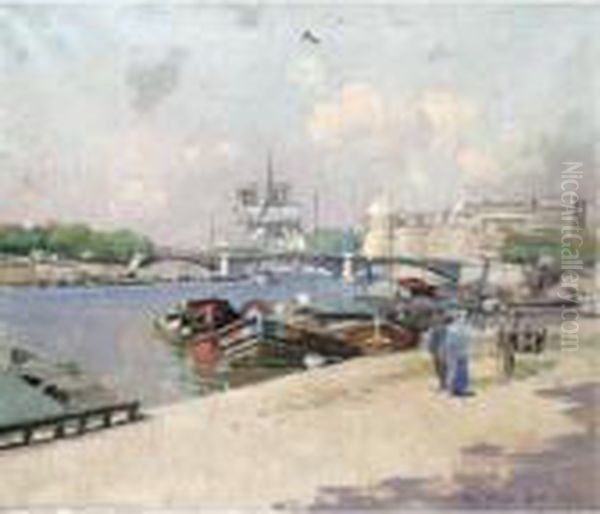 Pont Neuf, Pres Des Halles Aux Vins Au Bord De La Seine - view 1