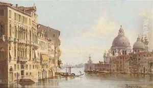 The Grand Canal before Santa Maria della Salute, Venice by Antonietta Brandeis