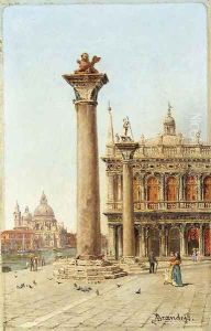 Entrance to the Grand Canal from the Piazzetta by Antonietta Brandeis