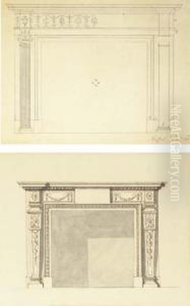 Design For A Chimney-piece - view 1
