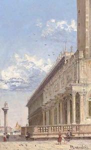 The Loggia di Sansovino, Piazza San Marco by Antonietta Brandeis