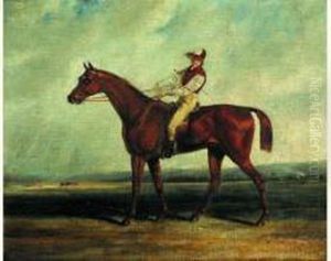 Un Jockey Et Sa Monture by Victor Adam