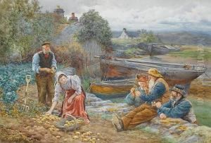 The Gossips by Charles James Adams