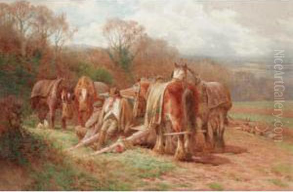 The Ploughman's Lunch by Charles James Adams
