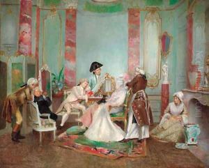 La toilette de Marie-Antoinette by Francois Brunery