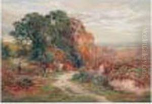 Driving Cattle by Charles James Adams