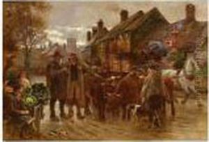 On The Way To Market by Charles James Adams