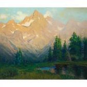 Raweah Peaks by Charles Partridge Adams
