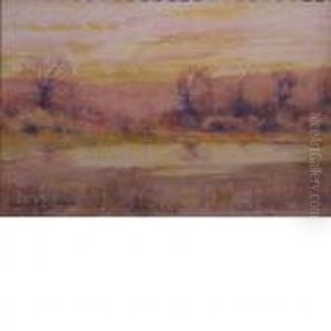 Golden Sunset by Charles Partridge Adams