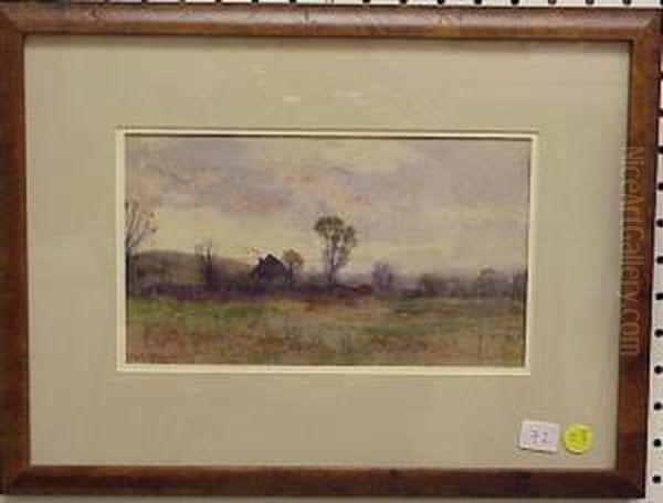 Landscape With Grey Sky And
Cottage - view 1