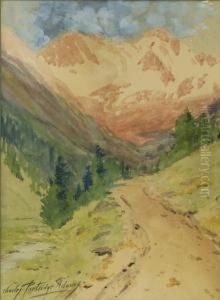Arapahoe Peak In Autumn. by Charles Partridge Adams