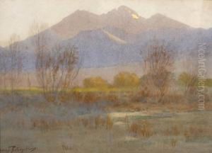 A Glimpse Of Long's Peak - Estes Park Colorado