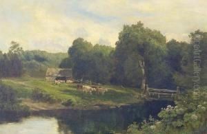Evening In Devonshire by John Clayton Adams